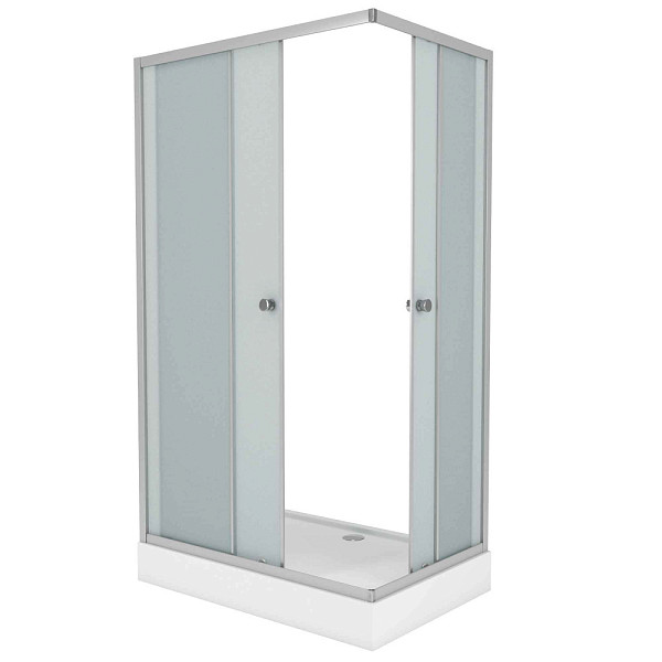 Душ. уголок NG-129-14Q (1200х900х1950) низкий поддон(13см) стекло МАТОВОЕ 2 места