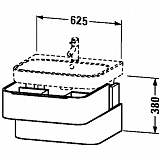 Тумба под раковину Duravit Happy D.2 H2636402222