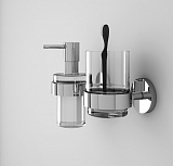 Стакан для зубных щеток Grohe Essentials 40447001 прозрачное стекло