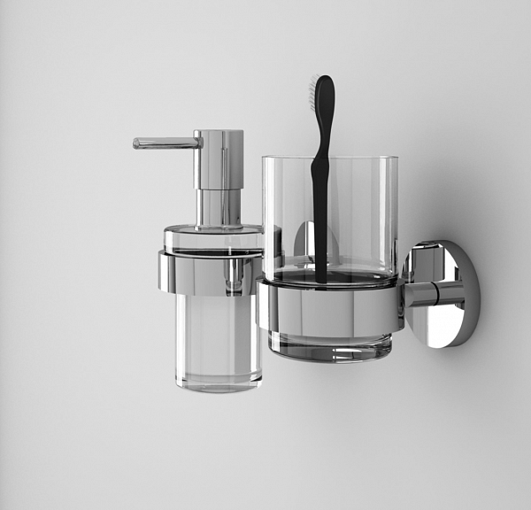 Стакан для зубных щеток Grohe Essentials 40447001 прозрачное стекло