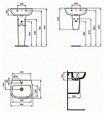 Раковина Ideal Standard Esedra 50 см T280801