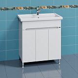 Тумба для умывальника напольная "Лондон 80" 3 дв. (ум.Фостер 80) Санта