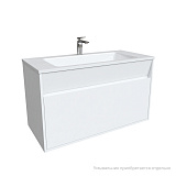 Тумба подвесная с ящиком, белая, 100 см, Esper, IDDIS, ESP10W0i95. Подходит ум. 4501000i28