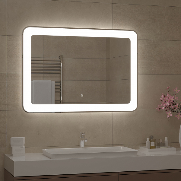 Зеркало Континент "Velvette Led" 1000x700