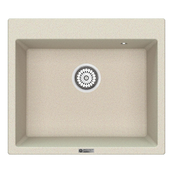 Мойка кухонная Point Бинга 60 PN3003BG, светло-бежевый