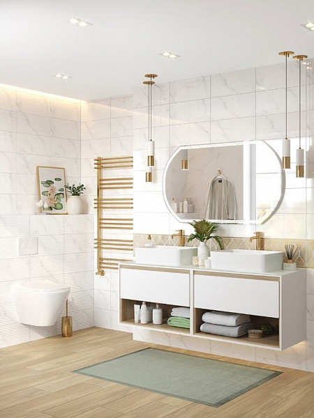 Зеркало Cersanit  LED 100 см  KN-LU-LED090*100-d-Os