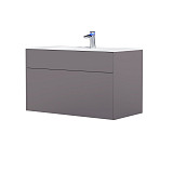 M50AFHX1003EGM Inspire V2.0, База под раковину, подвесная, 100 см, 3 ящика, push-to-open, элегантный