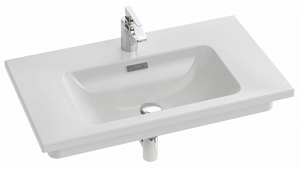 Подвесная раковина-столешница для установки на мебель Jacob Delafon Vox 80х46 см EXAE112-Z-00