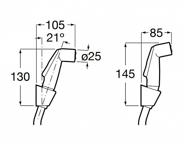 Гигиенический душ Roca Be-Fresh 5B9130C00