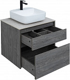 Тумба под раковину Aquanet Nova Lite 60 дуб рошелье (2 ящика) 00242577