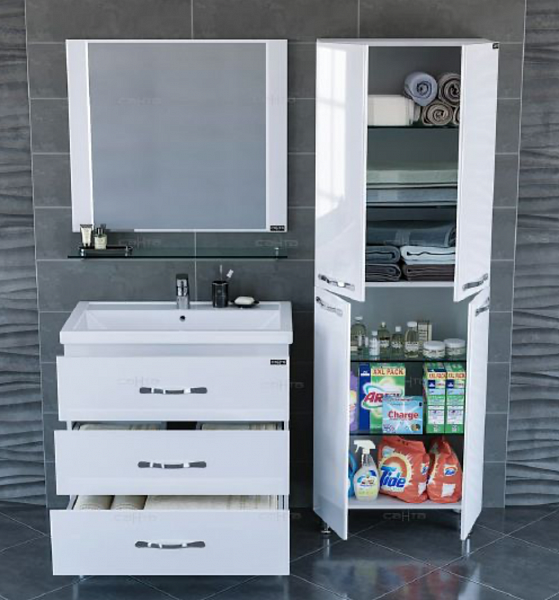 Шкаф-пенал Виктория 60 напольная/подвесная Санта 710002N