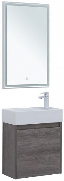 Мебель для ванной Aquanet Nova Lite 50 дуб рошелье (с дверецей) 00302529