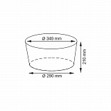 Плетеная корзина с крышкой Wasserkraft Donau WB-530-L
