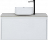 Тумба под раковину Aquanet Nova Lite 100 белый (1 ящик) 00242580