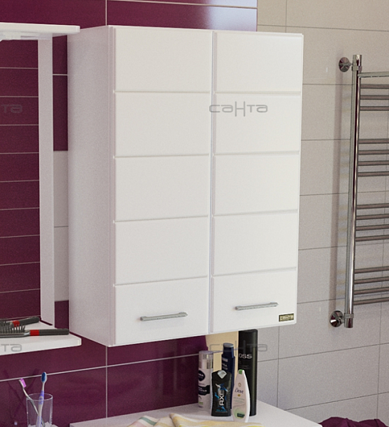 Подвесной шкаф над стиральной машиной Омега 60х80 Санта 407002