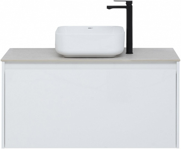 Тумба под раковину Aquanet Nova Lite 100 белый (1 ящик) 00242580