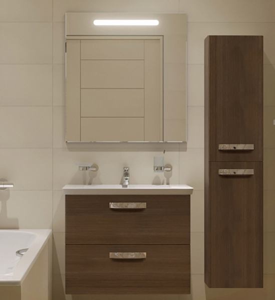 Шкаф - колонна Roca The Gap R цвет тиковое дерево ZRU9302842