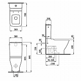 Унитаз-компакт Laufen Palace 8.2470.6.000.231.1