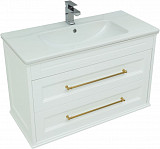 Тумба под раковину Aquanet Бостон 100 белый матовый 00243781