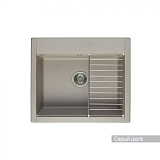 Мойка для кухни Aquaton Делия 60 прямоугольная серый шелк 1A715232LD250