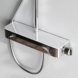 F078F300 Func, душ.сис-ма: см-ль-полка д/ванны/душа с ТМС, душ.штанга, верхн. душ квадр., ручн.душ,