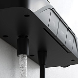 F078F722 Func, душ.система: см-ль-полка д/ванны/душа, душ.штанга, верхн. душ квадр., ручн.душ, черн.