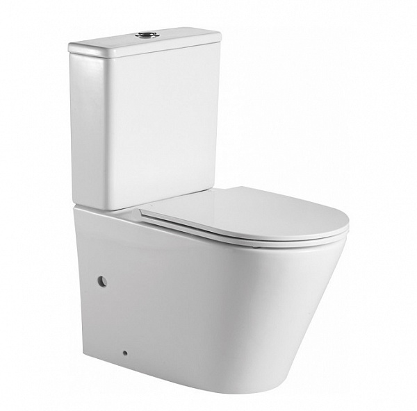 Унитаз напольный Grossman GR-4450S безободковый с тонкой крышкой