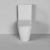 Унитаз Style GR-4473S (655*365*920) напольный БЕЗОБОДКОВЫЙ с ВЫСОКОЙ ЧАШЕЙ 48 см, 2 места