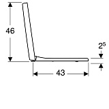 Сиденье для унитаза Geberit Renova Plan 572120000 с микролифтом