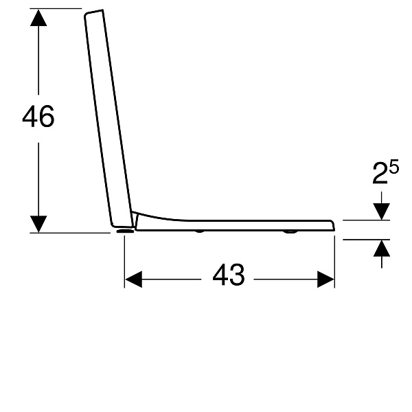 Сиденье для унитаза Geberit Renova Plan 572120000 с микролифтом