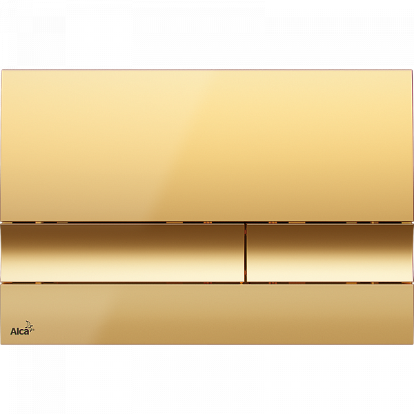 Клавиша смыва AlcaPlast M1725 золотая