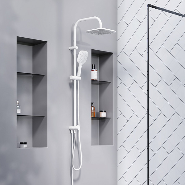 DX978200200 Origin Evo, душ. система: верхний душ 230мм, ручн.душ 120мм, 3 режима, штанга 1010мм, Бе