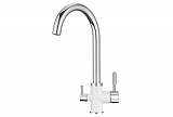 Смеситель для кухни Granula GR-3168 арктик, 3168wh