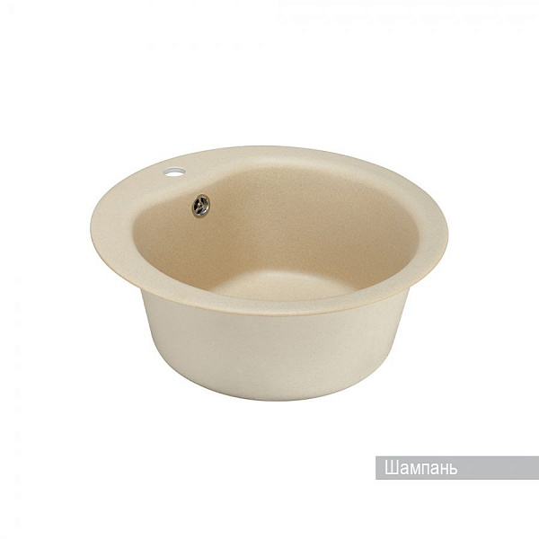 Мойка для кухни Aquaton Мида круглая шампань 1A712732MD290