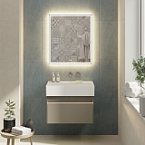 Тумба Kerama Marazzi LOGICA подвесная 2 ящика 70 см, песчаный