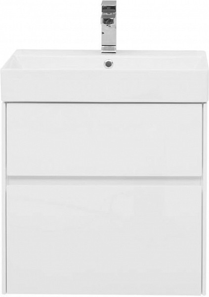 Тумба с раковиной Aquanet Бруклин 60 белый 00212596