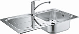 Комплект Grohe Eurosmart 31565SD0 Мойка кухонная K300 31563SD0 + Смеситель Eurosmart 33281002