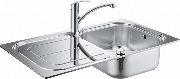 Комплект Grohe Eurosmart 31565SD0 Мойка кухонная K300 31563SD0 + Смеситель Eurosmart 33281002