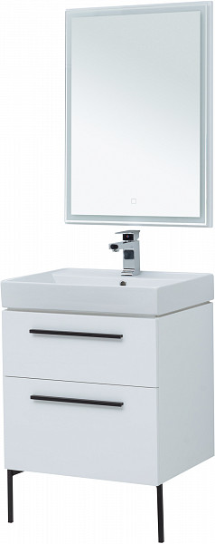 Мебель для ванной Aquanet Nova 60 белый (2 ящика) 00246279
