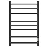 Полотенцесушитель электрический Point Сатурн PN90858B П8 500x800 диммер справа, черный