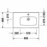 Раковина Duravit DuraStyle 232680