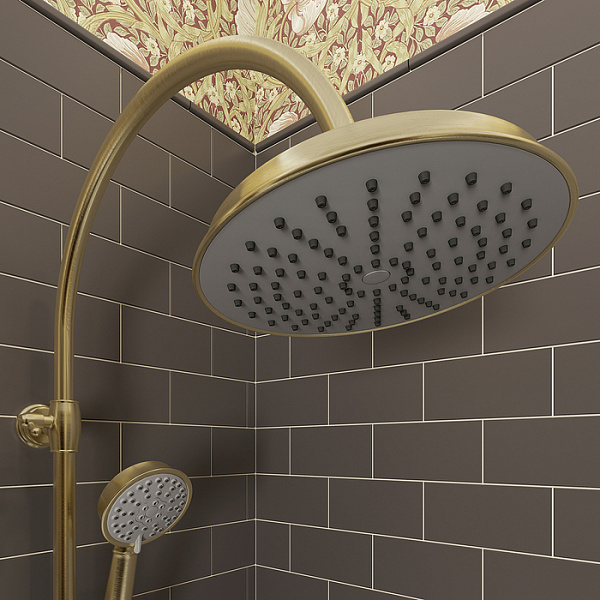 Смеситель для ванны с верхним душем, Oldie, IDDIS, OLDBR3Fi06