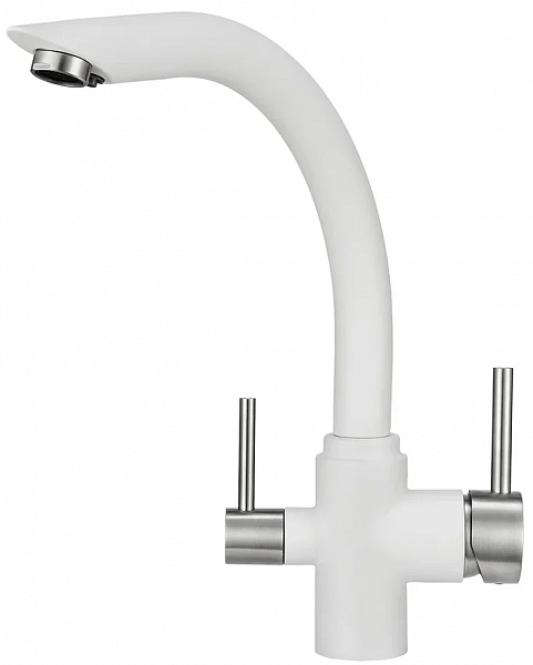 Смеситель для кухни Granula GR-2304 арктик, 2304wh
