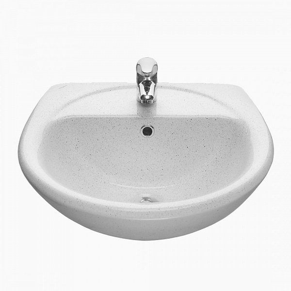 Раковина Santeri Соната с переливом крап на белом 131112S0111B0