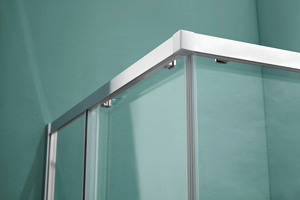 AQ NAA 1142-100 Душевой уголок квадратный Aquatek, двери развижные 1000x1000x2000профиль хром . стекло прозрачное