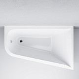 W72A-160R100W-A2 Ванна акриловая spirit  ассиметричная 160x100, без слива/перелива, правосторонняя