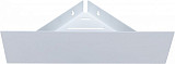 Полка Aquanet Магнум 28x28 белая матовая, угловая 00302237