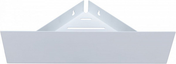 Полка Aquanet Магнум 28x28 белая матовая, угловая 00302237