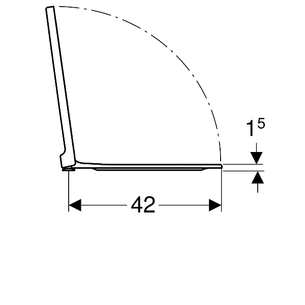 Крышка-сиденье Geberit (Keramag) 500.537.01.1 с микролифтом