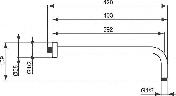 Набор Ideal Standard Alpha BD003AA